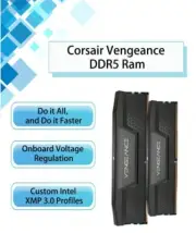 CORSAIR - VENGEANCE 16GB (1x16GB) 5200 MHz DDR5 Desktop Memory Gaming