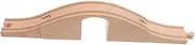 DOITOOL Wood Train Track Expansion: Wooden Bridges and Tunnels Accessories Compatible with Railroad Set Train Railway Toy