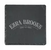 EZRA BROOKS Whiskey Slate Coaster