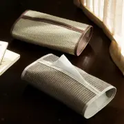 Woven Tissue Box, Napkin Holder, Decorative Tissue Storage Box, Facial Tissue
