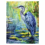 Blue Heron Canvas Print