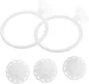 BAZEITFLOW Training Ring Set Aquarium Accessories for Fish Tank with Filter Balls 5pcs