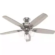 Hunter Builder Traditional Ceiling Fan with LED Light 52 inch