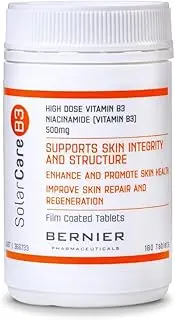 SolarCareB3 High Dose Vitamin B3 (Niacinamide) Tablets 500mg - For Sun-Damaged Skin - Made in Australia