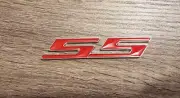 Holden Commodore SS Red & Chrome Metal Badge Logo VS VT VX VY VZ VE VF HSV V8