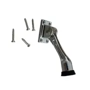 4" Chrome Drop Down Door Holder (6 Pack) M