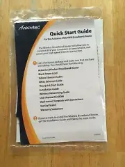 New Actiontec MI424WR Quick Start Guide with CD User Manual