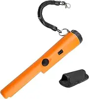 Handheld Metal Detector Wand - Pinpointer Metal Detector | Waterproof Portable Finder | High Accuracy Professional Locator with Security Holster for Adults, Kids, Treasure Hunting