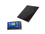 Kings 100W Fixed Solar Panel + 15A PWM Solar Controller