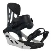 K2 Indy Men's Snowboard Bindings, Grey/White, X-Large MY24
