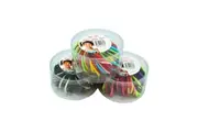 Swosh [180PCS] Assorted Hair Ties In Storage Containers, Colorful Hair Ties, Seamless Design