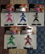 Mighty Morphin' Power Rangers Mini Figures Complete Set Of 5 NEW Sealed!