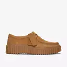 BNIB Clarks Ladies TORHILL BEE Light Tan Nubuck Leather Shoes