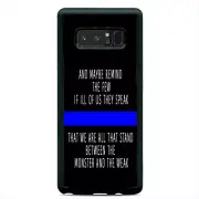 Heroes Police Blue line Case Cover Samsung Galaxy S23 S22 Plus Ultra S21+ S20