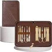 Nail Clippers Set Manicure Set Professional 11 in 1 Nail Clippers Set, Stainless Steel Manicure Kit with Luxurious PU Leather Case, Sharp Nail Care Kit for Men Nail Clippers Portable Set