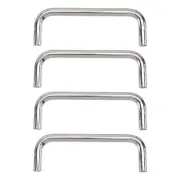 4 Pcs Sliding Door Hardware Finger Pulls for Cabinets Handle Firm Handles