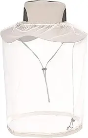 Mosquito Head Net Hat Midge Hat with Removable Net Wide Brim Sun Protection Hat for Fishing Hiking Gardening Camping