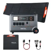 [EU Direct] Blackview OSCAL PowerMax 3600 Portable Power Station with 200W Solar Panel, 3600Wh LiFePO4 Solar Generator f