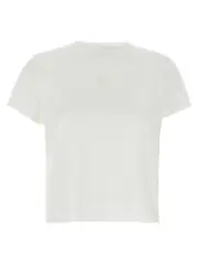 [T By Alexander Wang] T By Alexander Wang-Essential Jsy Shrunk T Shirt Bianco-Donna M White