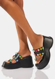 [dELiA*s by Dolls Kill] Five Star Stay Platform Sandals