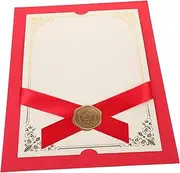 SEWACC Certificate Cover Paper Shell for Diplomas and Certificates Elegant Design Simple Structure for School and Office Use and Practical Document Holder