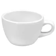Oneida F9010000520 Buffalo Cream White 8 oz Porcelain Mohawk Cup - 3 Doz