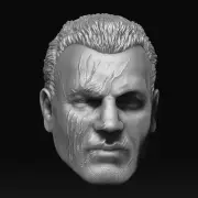 Jace Malcom v1 Republic Trooper custom head for 4" 6" 7" 12" Star Wars figures