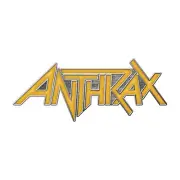 Anthrax Logo Pin Badge Official Band Merch