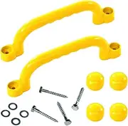 Kids Safety Hand Grips, Upgraded Reusable Safety Hand Grips, Set of 2 Non-Slip Handle Bars - Reinforced Playground Accessories for Backyard, School, Gym