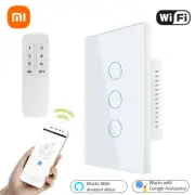 Wifi Us Smart Switch Need Neutral Wire 1/2/3 Gang Light Switch Tuya Smart