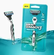 Gillette Mach 3 Handle + 1 Cartridge Starter Pack New