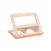 Wooden Frame Reading Bookshelf Bracket Book Reading Bookend Tablet PC Support Music Stand Wood Table Drawing Easel Stationery