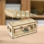 3D Wooden Puzzle Music Box Handmade for Desktop Ornament Friends