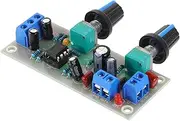 TEMPNAP Digital Subwoofer Power Amplifier Board Single Power Low Pass Filter Preamplifier for Bass Sound Integrated Noise Filtration Compact Design for Audio Setup Random Color