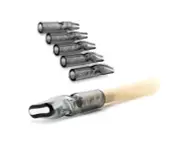 5PCS Reusable Glass Filter Tips for Pre Rolled Rolling Paper Cones, Slim Ciga...