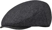 [GSHLLO] Mens Herringbone Tweed Hat Faux Wool Flat Cap Classic Newsboy Ivy Hat Gatsby Golf Hat Irish Flat Caps
