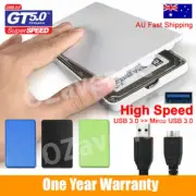 USB 3.0 Hard Drive 2.5" SATA HDD SSD External Slim Enclosure Case