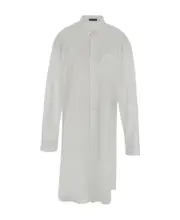 Ann Demeulemeester Button-Up Long Shirt IT40 White