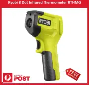 New Ryobi 8:1 Distance to Spot 8 Dot Infrared Thermometer -50 to 550°C No.RTHMG