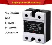 FULRD Single phase solid state relay FAM1A60D120 120A DC-AC 3~32VDC/24~600VAC