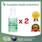 2 x NATURE'S SUNSHINE LIQUID CHLOROPHYLL 946ML + FREE SAME DAY POST