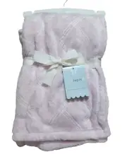 Mon Lapin NWT Lovey Security Blanket Plush Light Pink Girl Diamond
