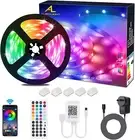 LED Strips Lights Non-Waterproof 5050 RGB 5M Length Multicolor Remote Control 4