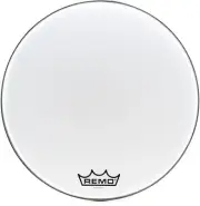 Remo Powermax Ultra White Crimplock Bass Drumhead - 26 inch
