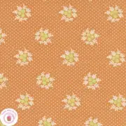 Moda FRUIT COCKTAIL 20464 17 Orange Tangerine Floral FIG TREE Quilt Fabric