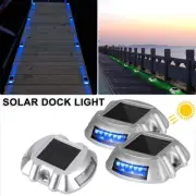 1/2x Solar LED Pathway Driveway Lights Lamp Dock Step Road Safety Marker Lamp AU