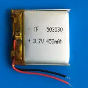 3.7V 450mAh Li Po li-polymer battery for MP3 MP4 GPS Speaker Smart Watch 503030