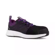 Reebok Work Fusion Flexweave RB315 Women's 8.5 Black Composite Toe Shoes ZPO1256