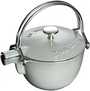 [STAUB] Round Teapot Kettle 16.5cm 1.1L for All Hob Types Graphite Grey