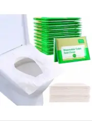 100pcs Disposable Toilet Seat Cover, Flushable Travel Disposable FREE SHIPPING